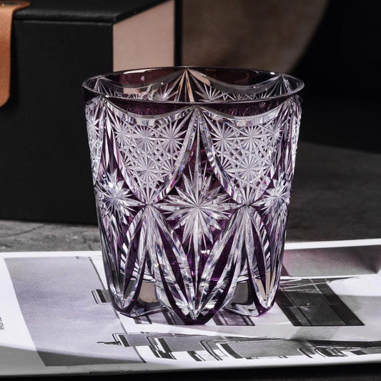 lovecove Hand-Cut Kiriko Crystal Whisky Glass – product image 1