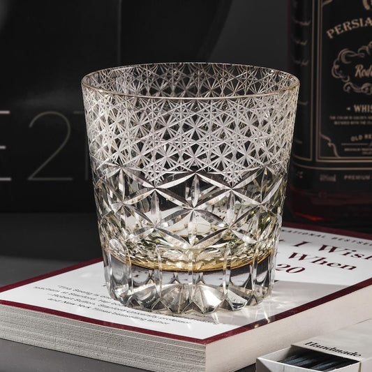 lovecove Hand-Cut Kiriko Luxury Whiskey Glass – product image 1