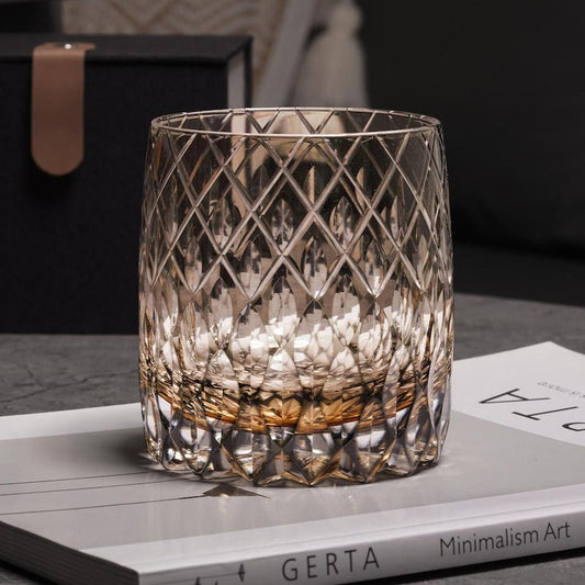 lovecove Hand Cut Luxury Raindrop Whisky Glass – product image 1