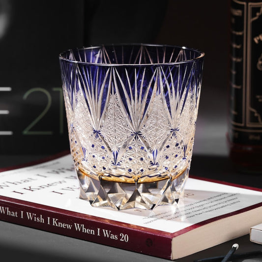 lovecove Hand-Cut Kiriko Luxury Whisky Glass – product image 1