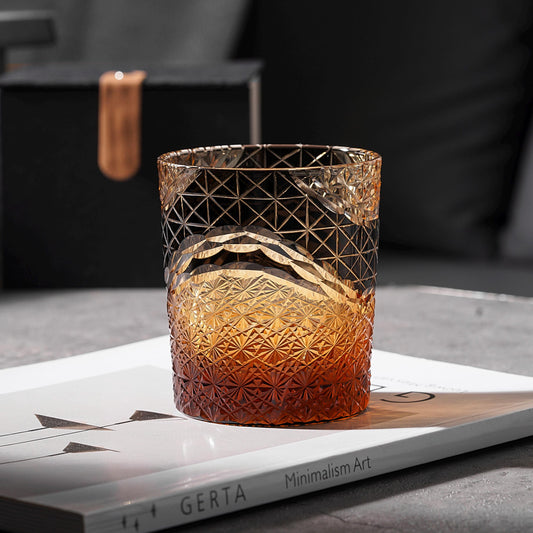 Vitraelle Hand Cut Black Crystal Whisky Glass - DAF9 – product image 2