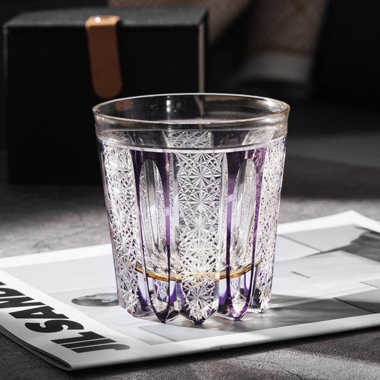 lovecove Hand-Cut Bohemia Crystal Whiskey Glass – product image 2