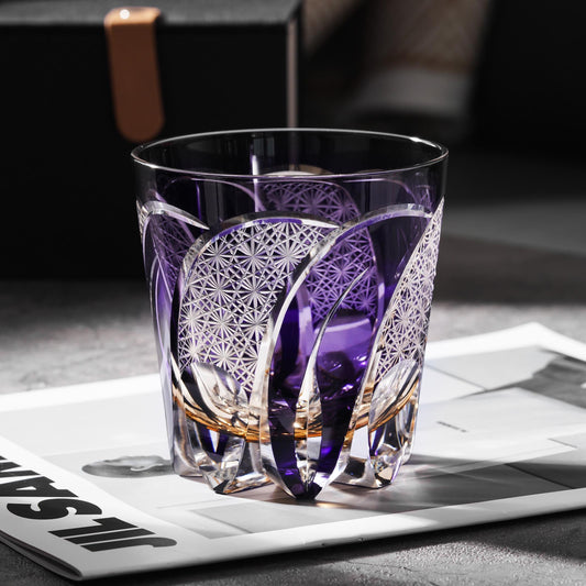 lovecove Hand Cut Crystal Whisky Glass - 409D – product image 1