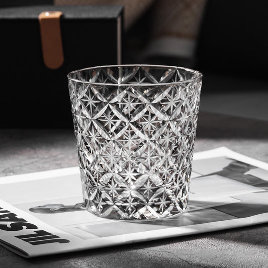 lovecove Hand Cut Crystal Whisky Glass - B0BB – product image 1