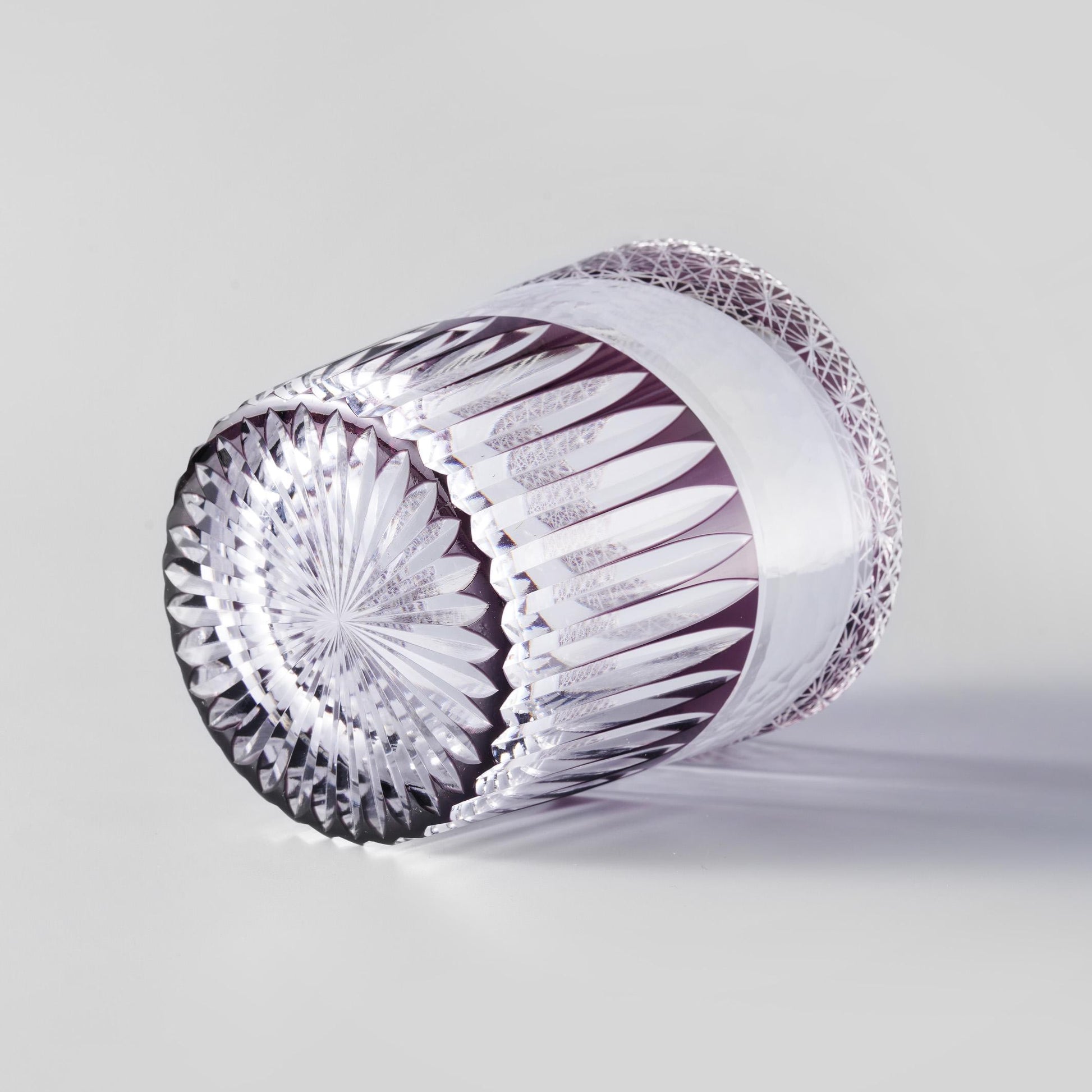 Vitraelle Hand Cut Amethyst Crystal Whisky Glass – product image 7