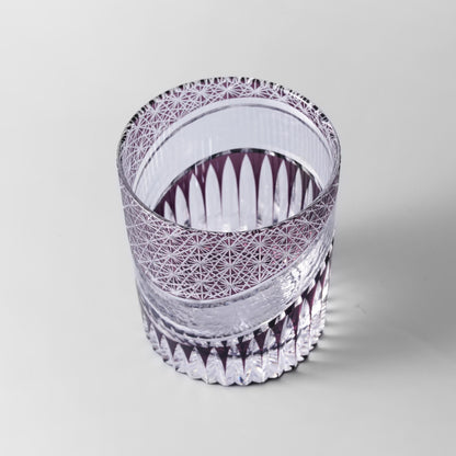 lovecove Hand Cut Amethyst Crystal Whisky Glass – product image 8