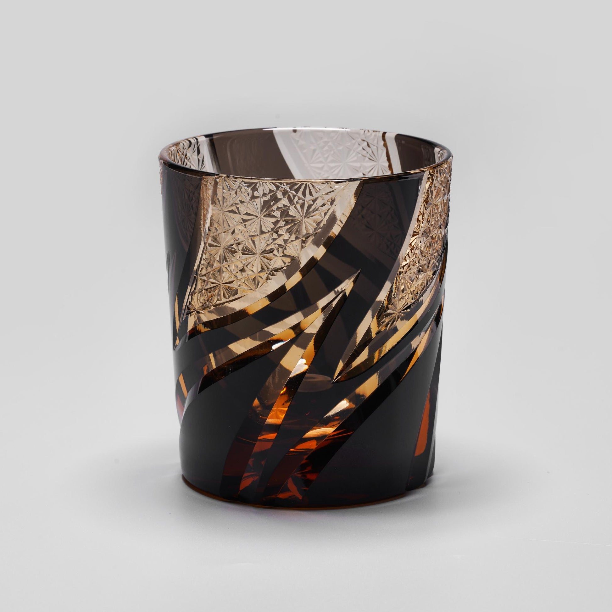 Vitraelle Hand Cut Green Flame Whisky Glasses – product image 8