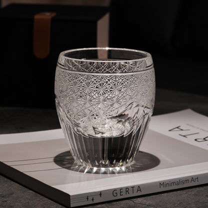 lovecove Hand Cut Clear Crystal Whisky Glass - 11CE – product image 2