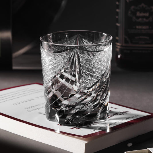 Vitraelle Hand Cut Gray Crystal Whisky Glass – product image 2