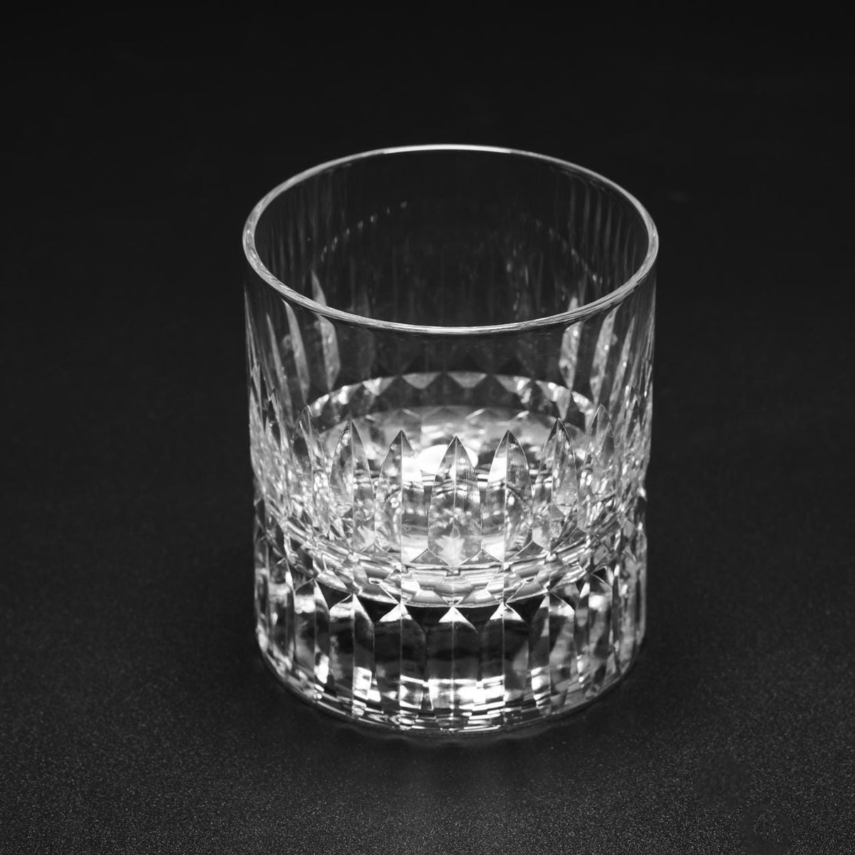 lovecove Hand Cut Barley Kiriko Clear Crystal Whisky Glass – product image 8