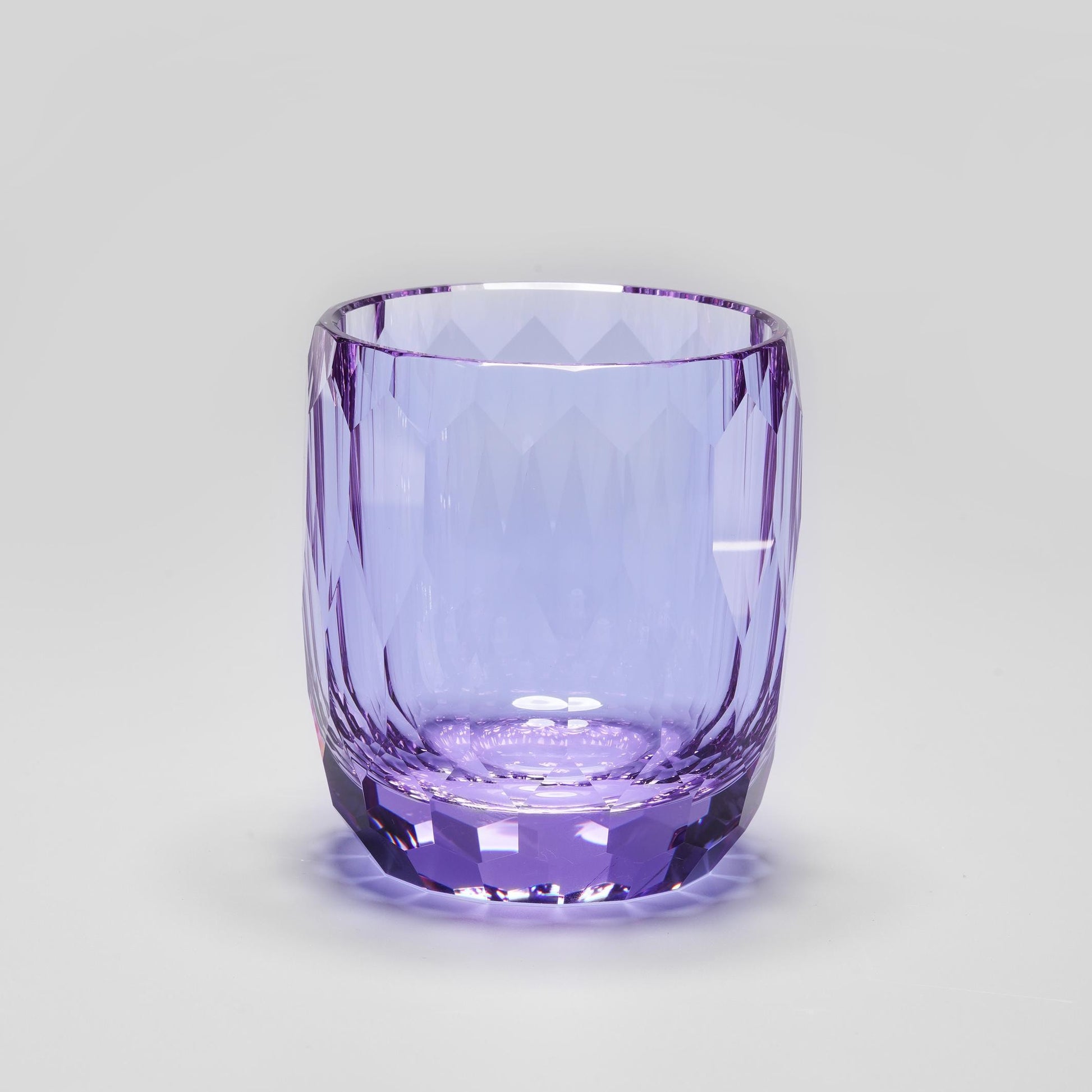 Vitraelle Diamond Cut Purple Whiskey Crystal Glass – product image 8