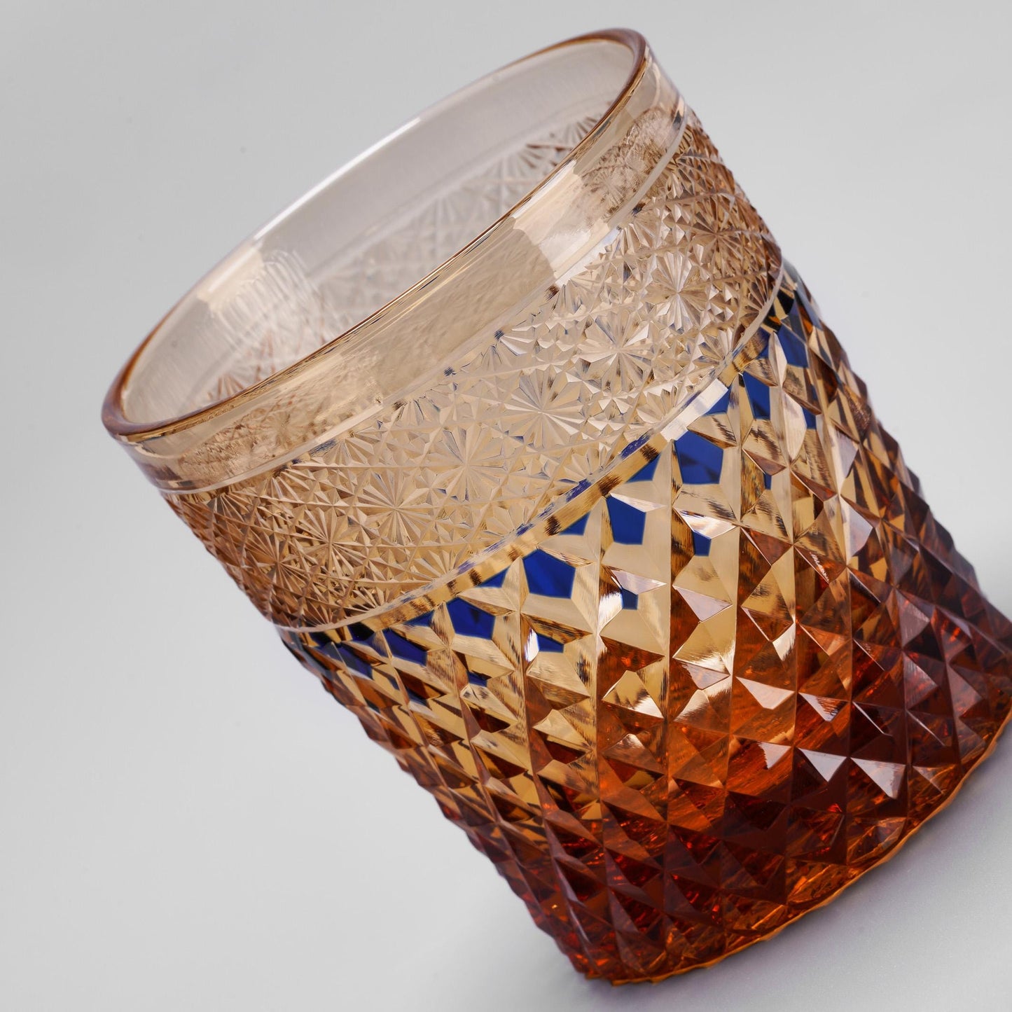 Vitraelle Hand Cut Diamond Crystal Whisky Glass – product image 4