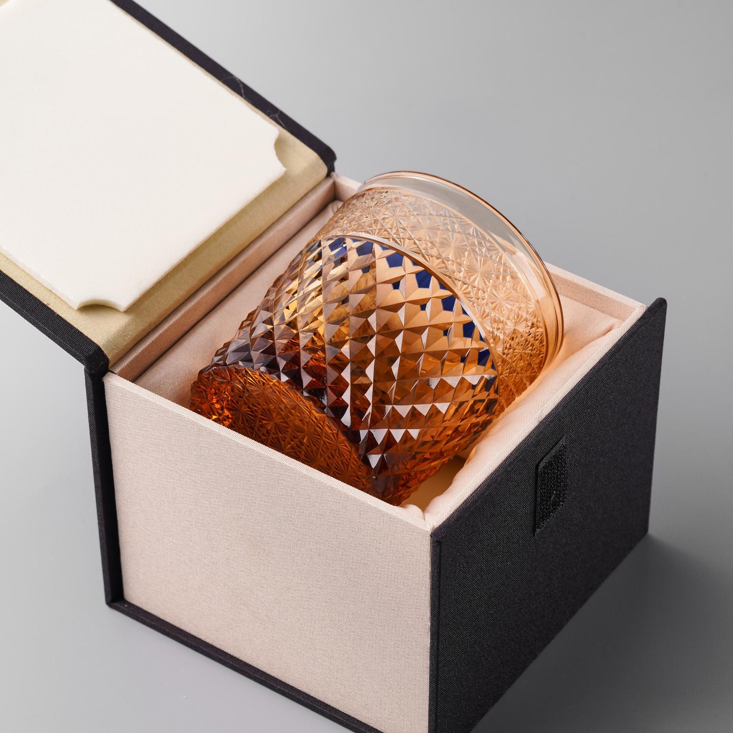 Vitraelle Hand Cut Diamond Crystal Whisky Glass – product image 5