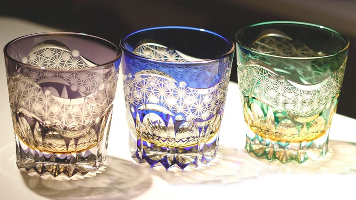 lovecove Hand Cut Black Crystal Whisky Glass - DAF9 – product image 9
