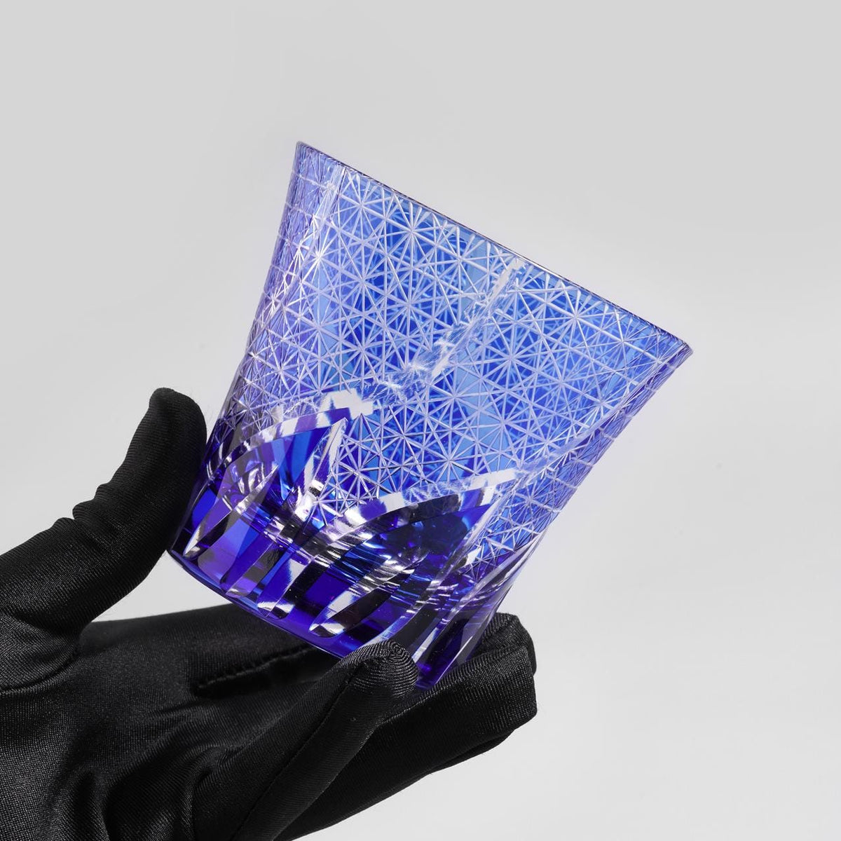 lovecove Hand Cut Blue Flame Crystal Glass - A26B – product image 3