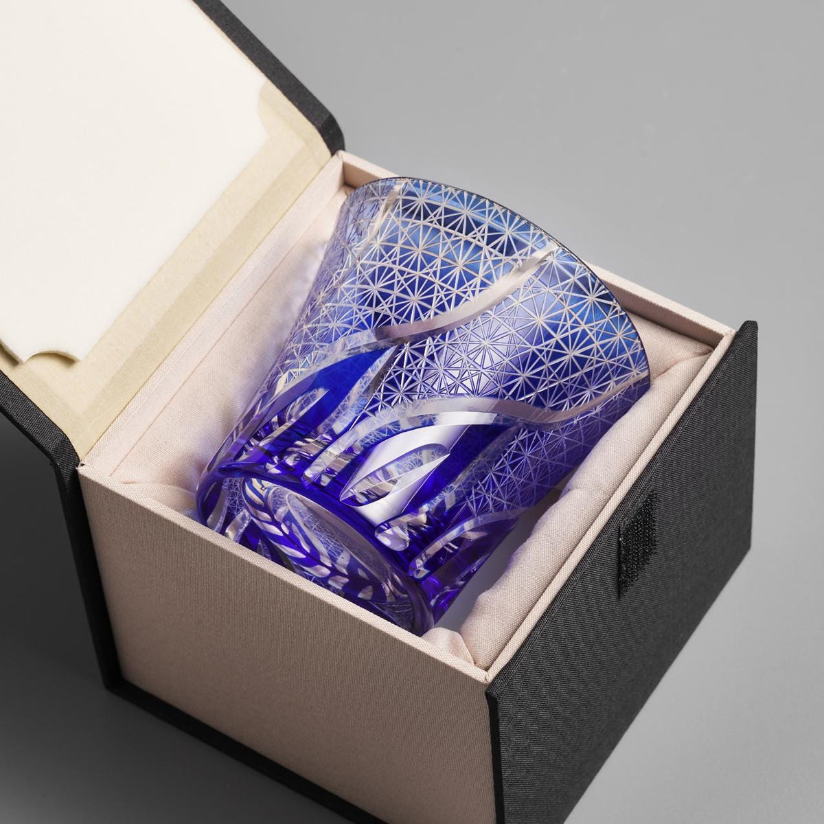 lovecove Hand Cut Blue Flame Crystal Glass - A26B – product image 5