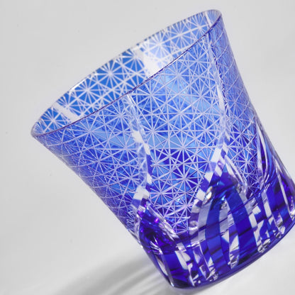 lovecove Hand Cut Blue Flame Crystal Glass - A26B – product image 4