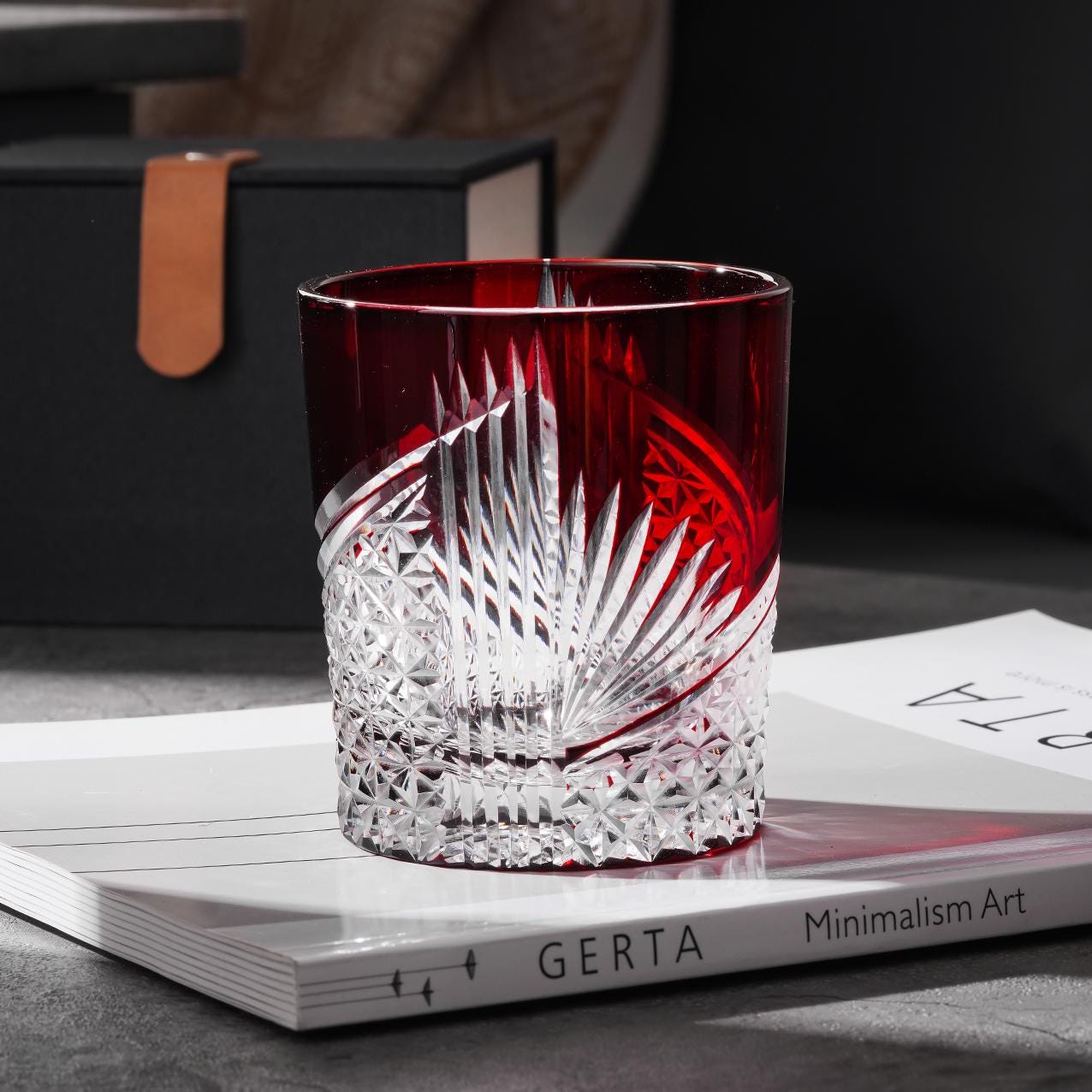 Vitraelle Hand Cut Crystal Whisky Glasses - 38E2 – product image 2