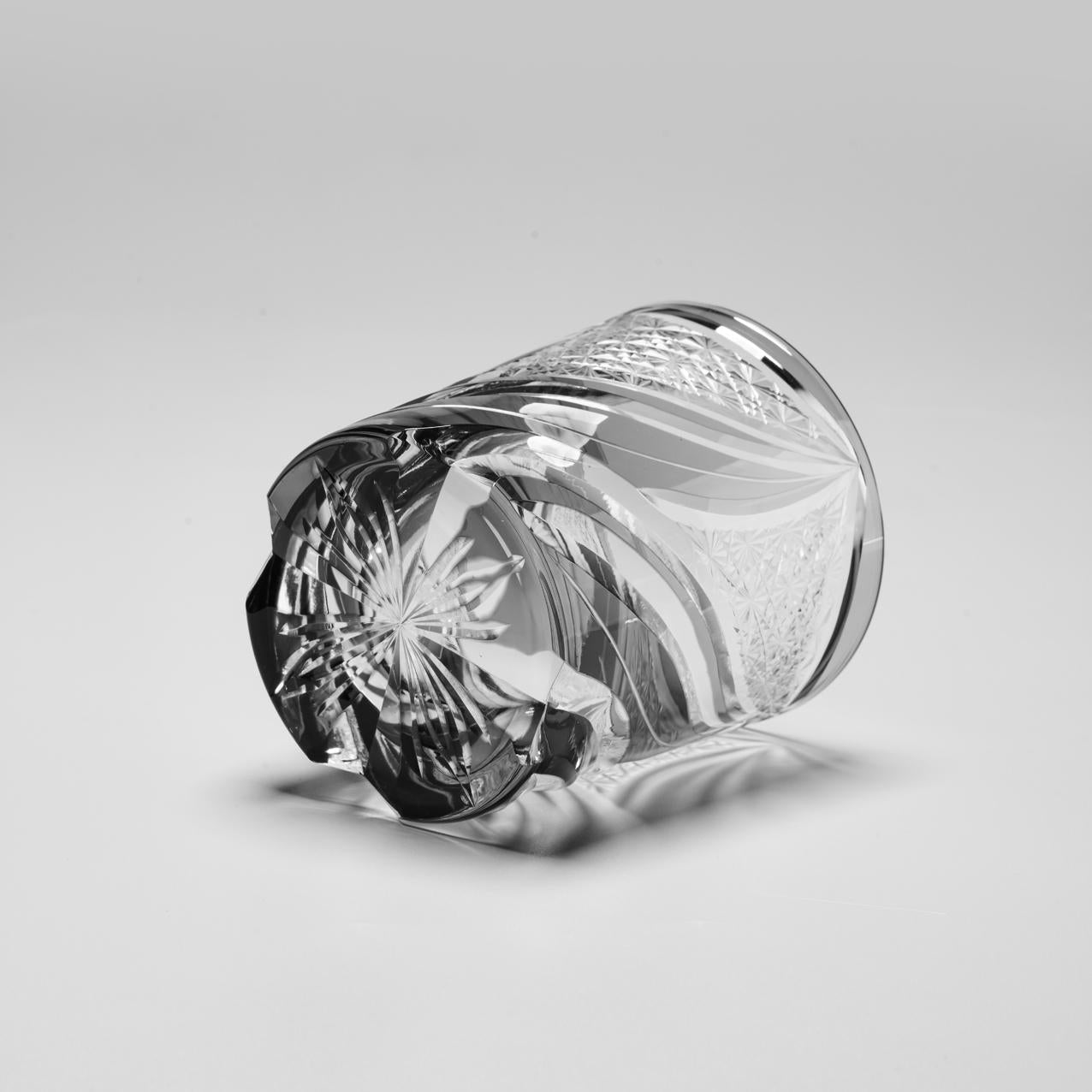 Vitraelle Hand Cut Gray Crystal Whisky Glass – product image 6