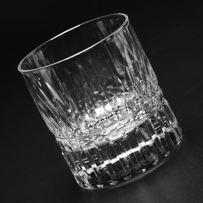 lovecove Hand Cut Barley Kiriko Clear Crystal Whisky Glass – product image 4