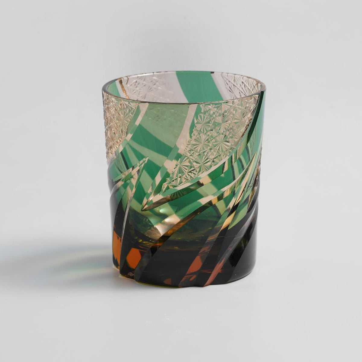 lovecove Hand Cut Blue Flame Whisky Glasses – product image 10