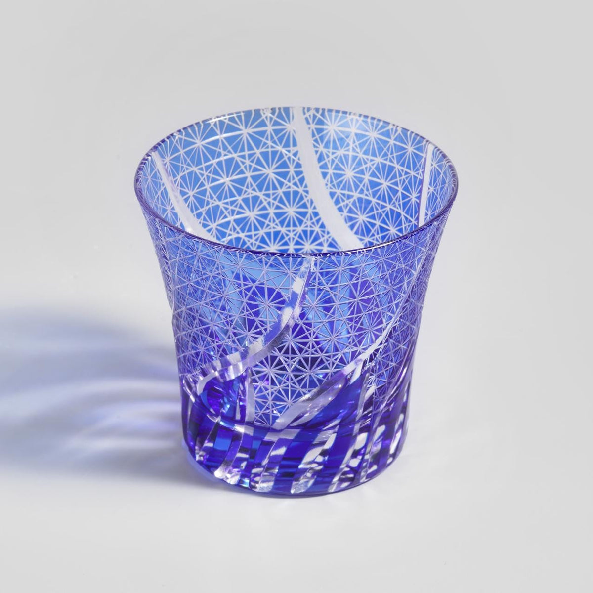 lovecove Hand Cut Blue Flame Crystal Glass - A26B – product image 7