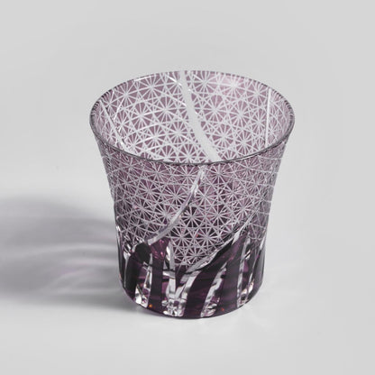 lovecove Hand Cut Purple Flame Crystal Glass – product image 7