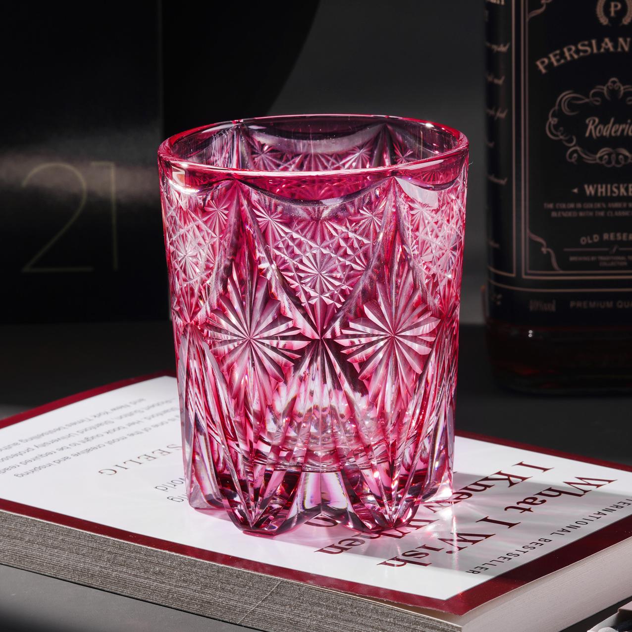 Vitraelle Hand Cut Old Fashioned Whiskey Glass – product image 1