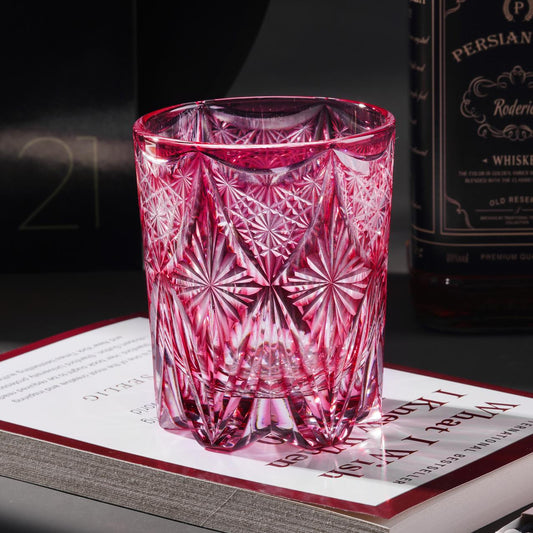 lovecove Hand Cut Old Fashioned Whiskey Glass – product image 1