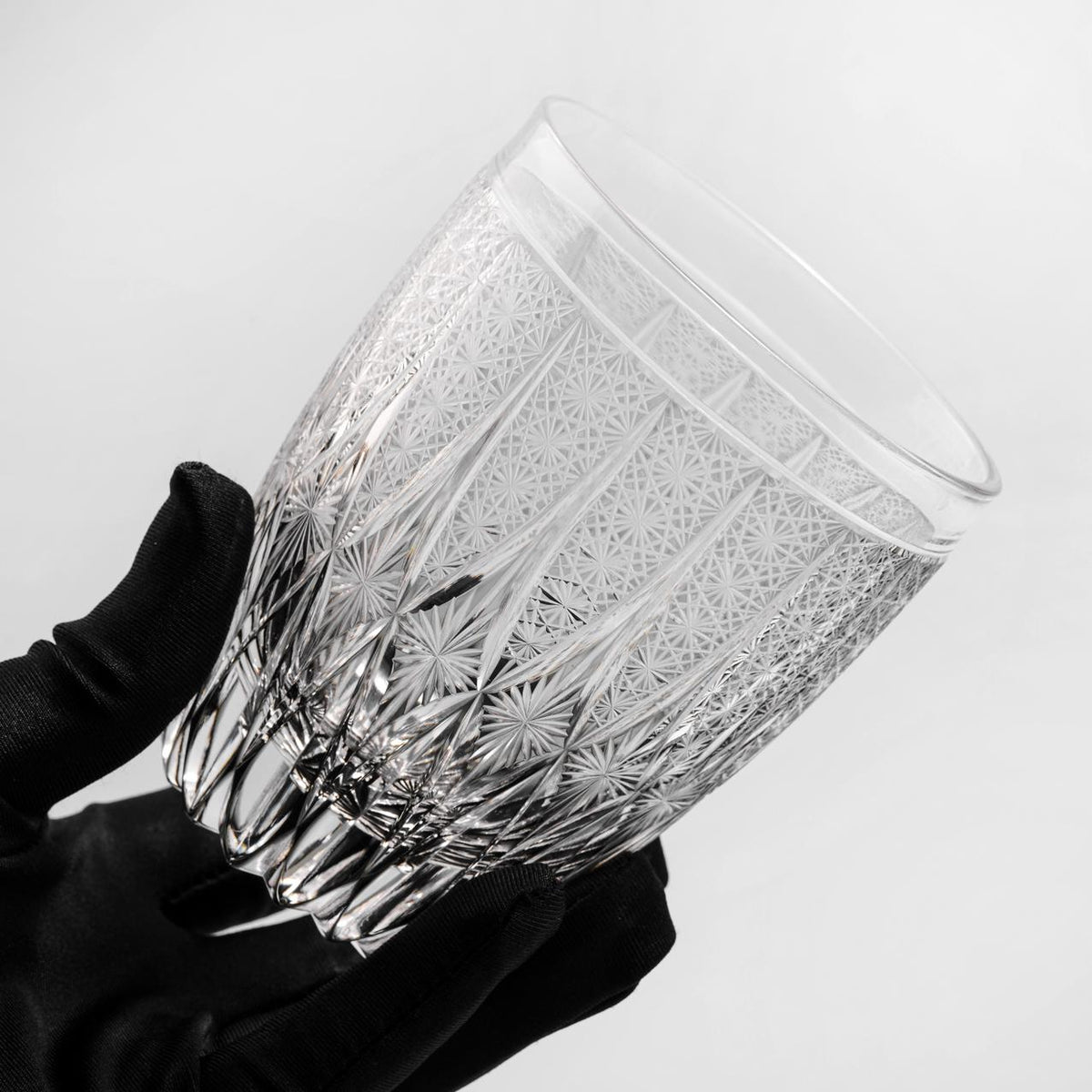 lovecove Hand Cut Rounded Clear Whisky Glass – product image 4
