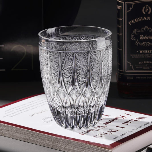 Vitraelle Hand Cut Rounded Clear Whisky Glass – product image 1