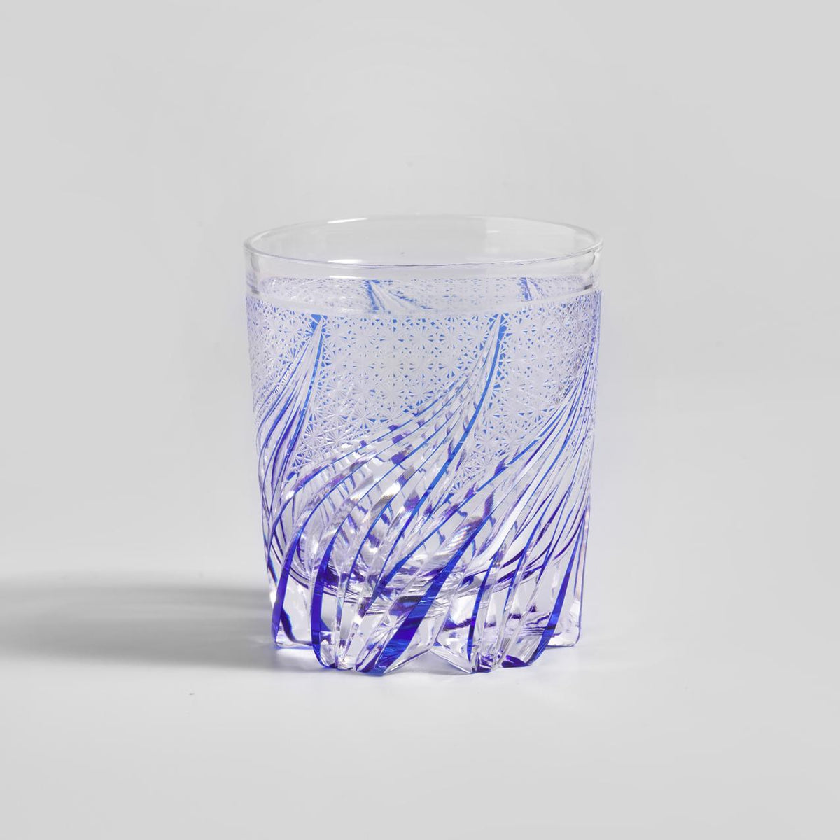 lovecove Hand Cut Blue Flame Crystal Glass – product image 6