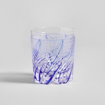 lovecove Hand Cut Blue Flame Crystal Glass – product image 6