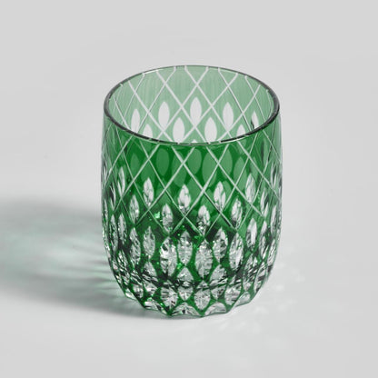 lovecove Hand Cut Green Whisky Glasses – product image 8