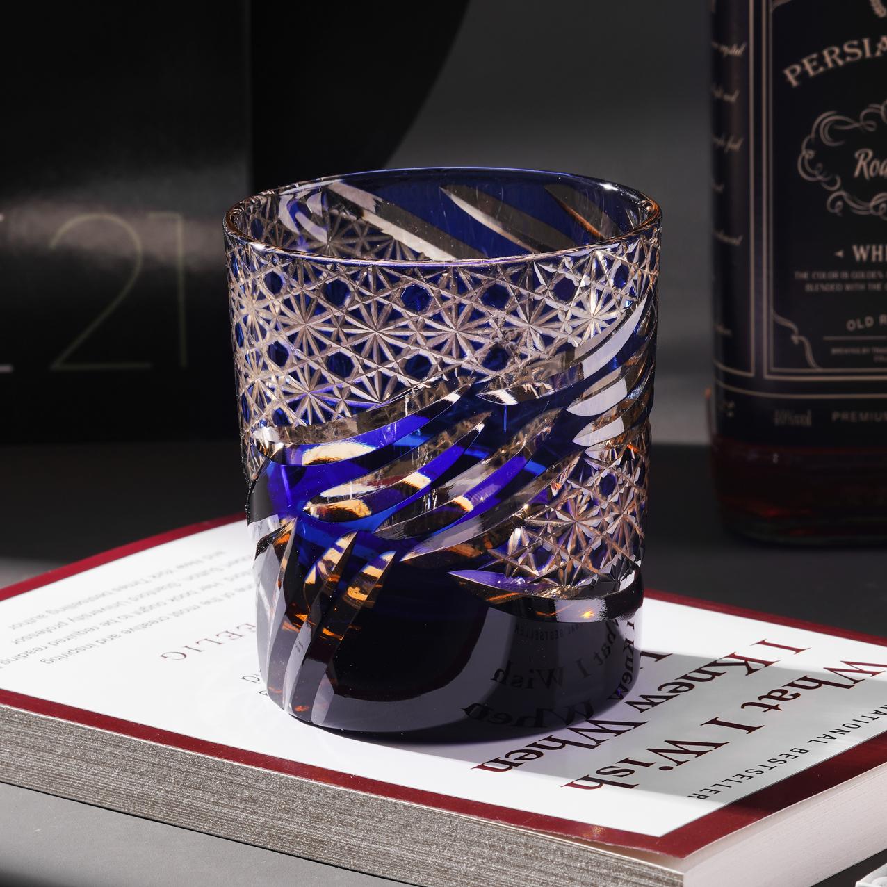 Vitraelle Hand Cut Flowing Whisky Glasses – product image 1