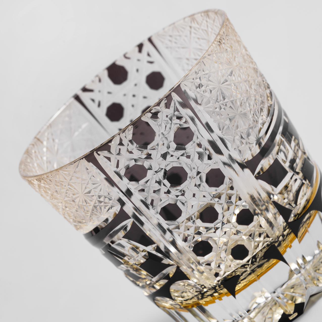 Vitraelle Black Diamond Cut Premium Whisky Glass – product image 5