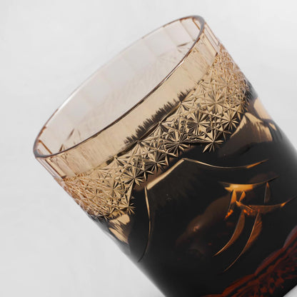 lovecove Hand Cut Black Fuji Crystal Whisky Glass – product image 5