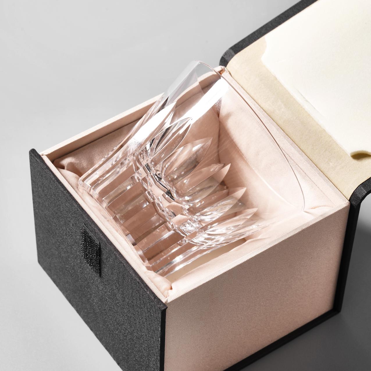 Vitraelle Diamond Cut Kiriko Clear Crystal Whisky Glass – product image 3