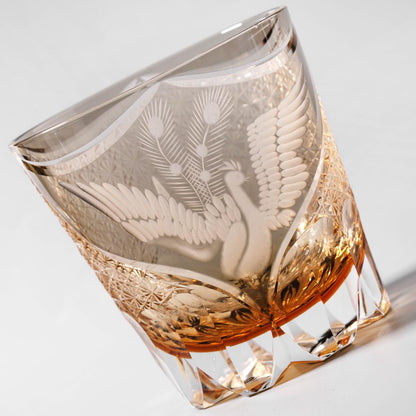 lovecove Hand Cut Luxury Phoenix Crystal Whiskey Glass – product image 4
