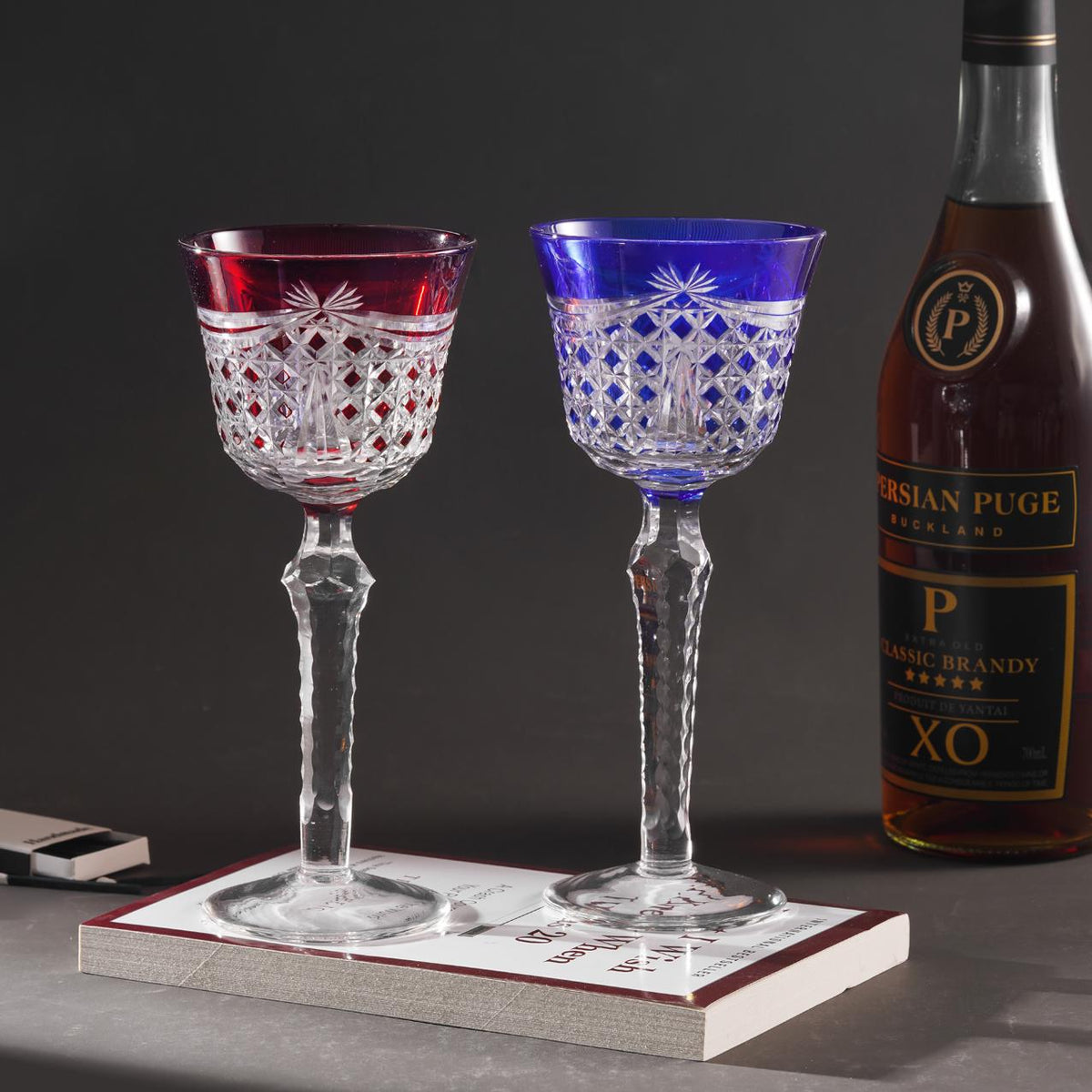 lovecove Colored Crystal Wine Glass – product image 4