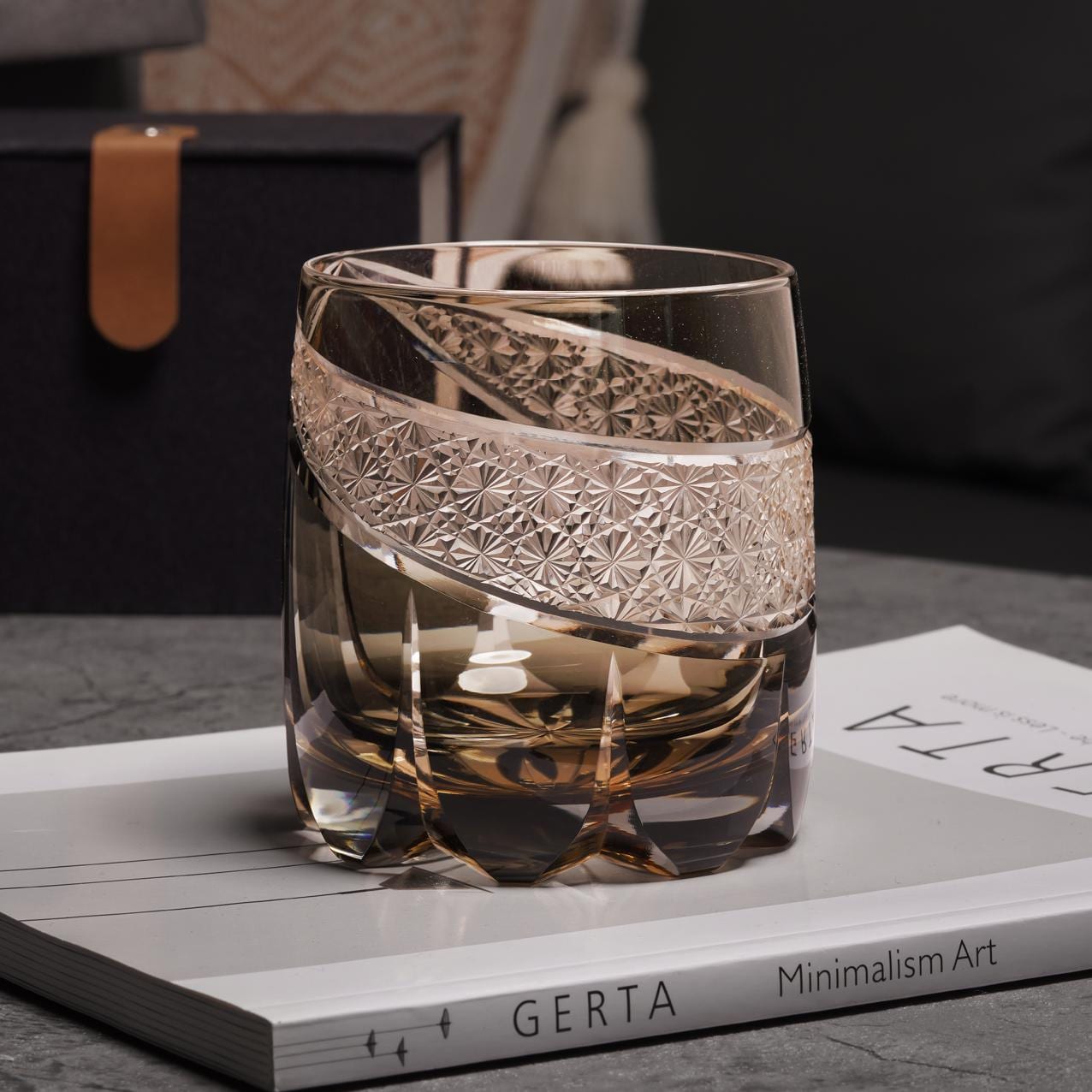 Vitraelle Hand Cut Moonlight Crystal Whisky Glass – product image 2
