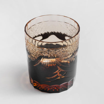lovecove Hand Cut Black Fuji Crystal Whisky Glass – product image 7