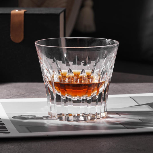 Vitraelle Diamond Cut Kiriko Clear Crystal Whisky Glass – product image 2