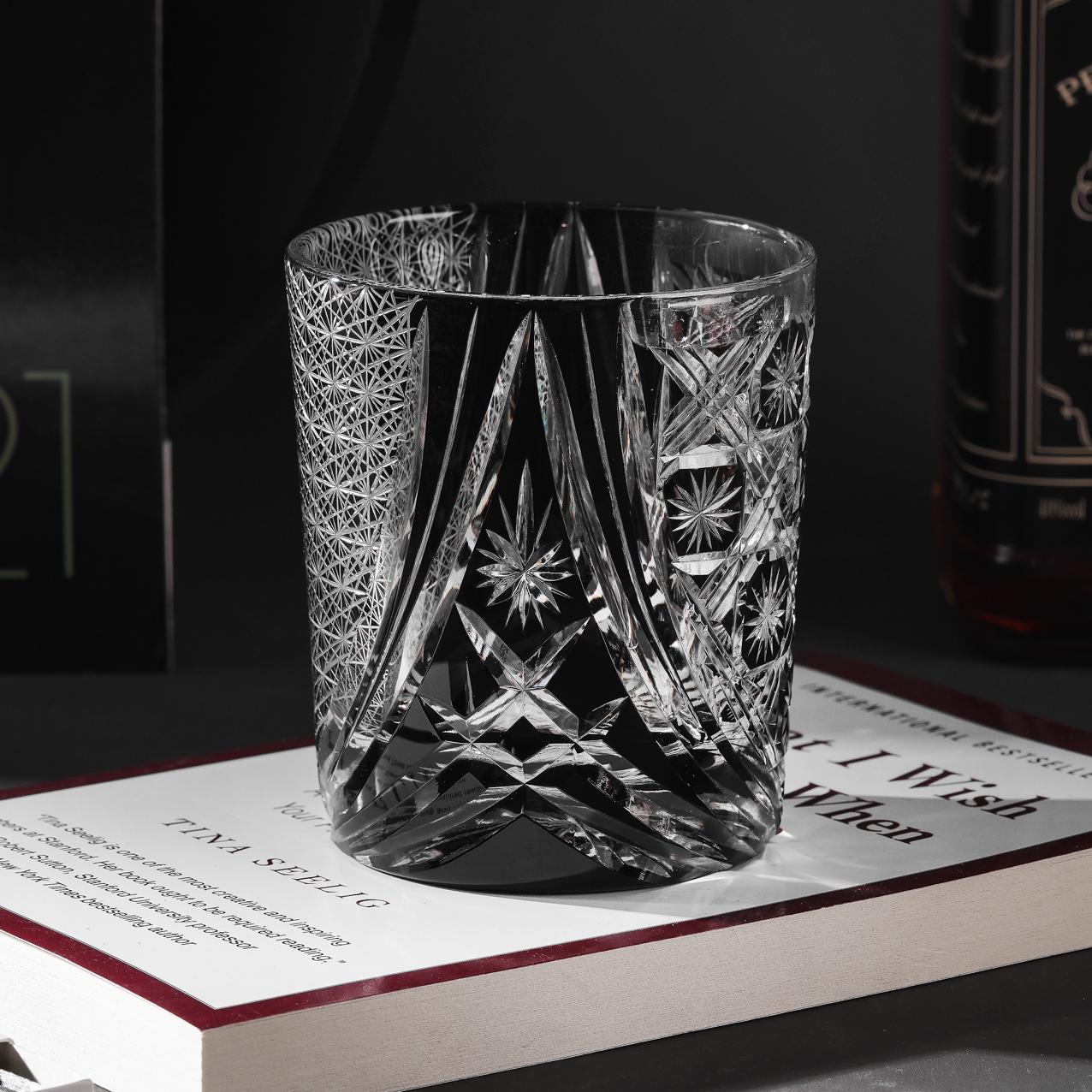 lovecove Hand-Cut Kiriko Whiskey Glass – product image 2