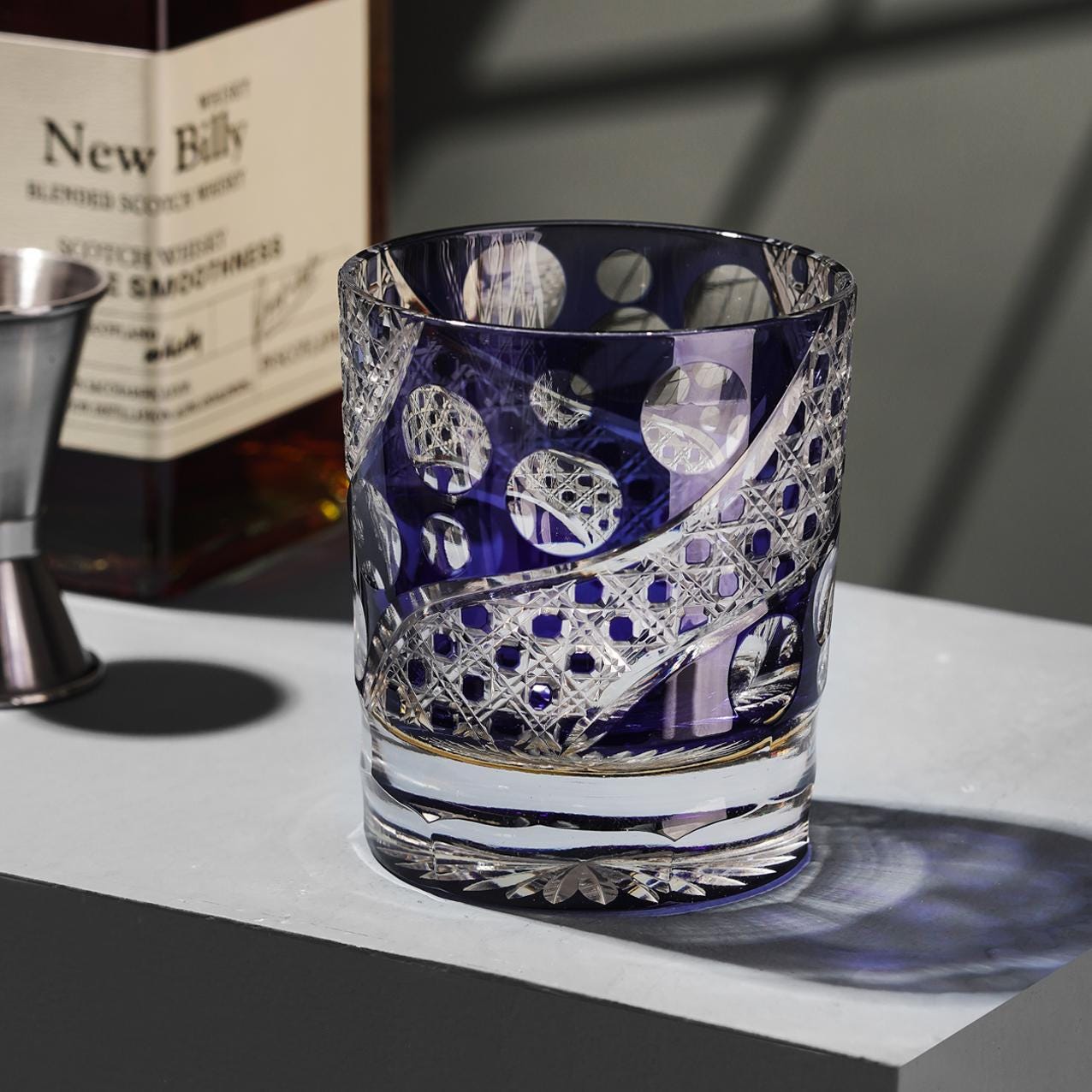Vitraelle Vintage Kiriko Starry Sky Crystal Whisky Glass – product image 1