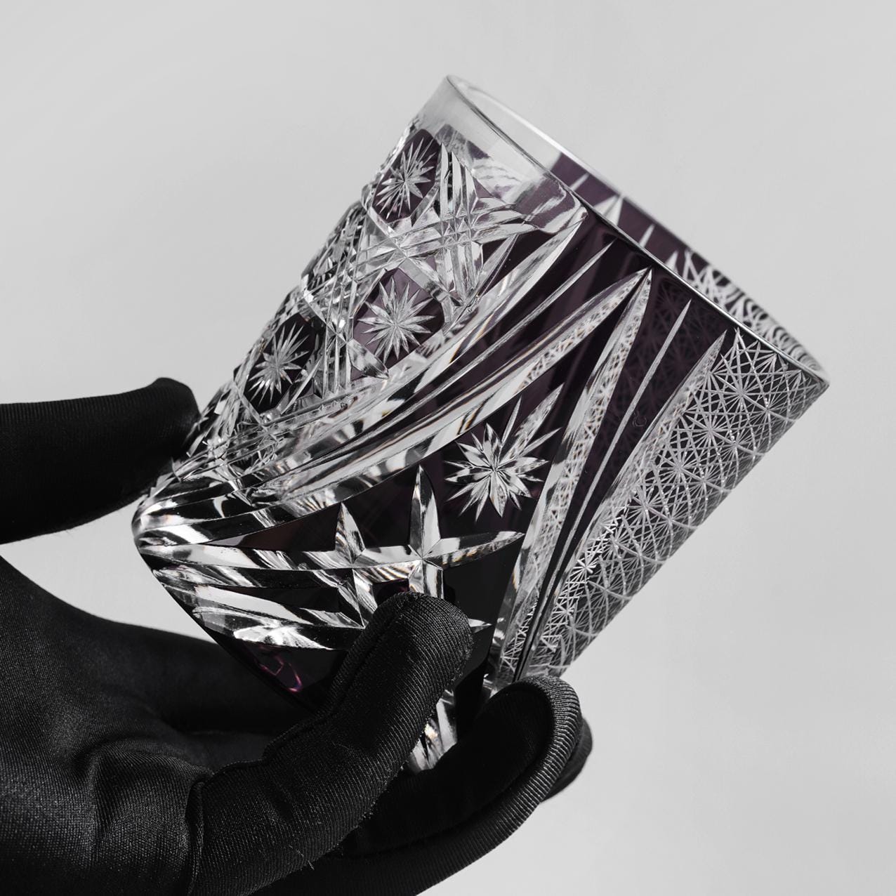 lovecove Hand-Cut Kiriko Whiskey Glass – product image 3