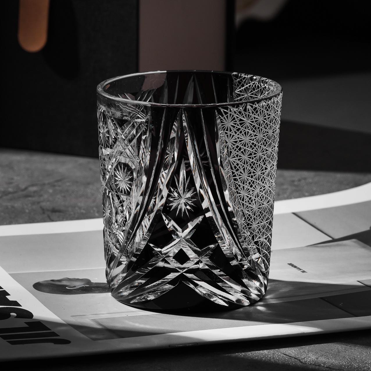 lovecove Hand-Cut Kiriko Whiskey Glass – product image 1