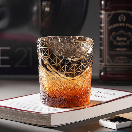 Vitraelle Hand Cut Black Crystal Whisky Glass - DAF9 – product image 1