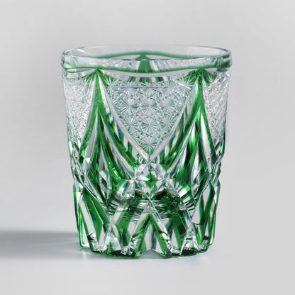 lovecove Hand Cut Green Whiskey Glass – product image 8