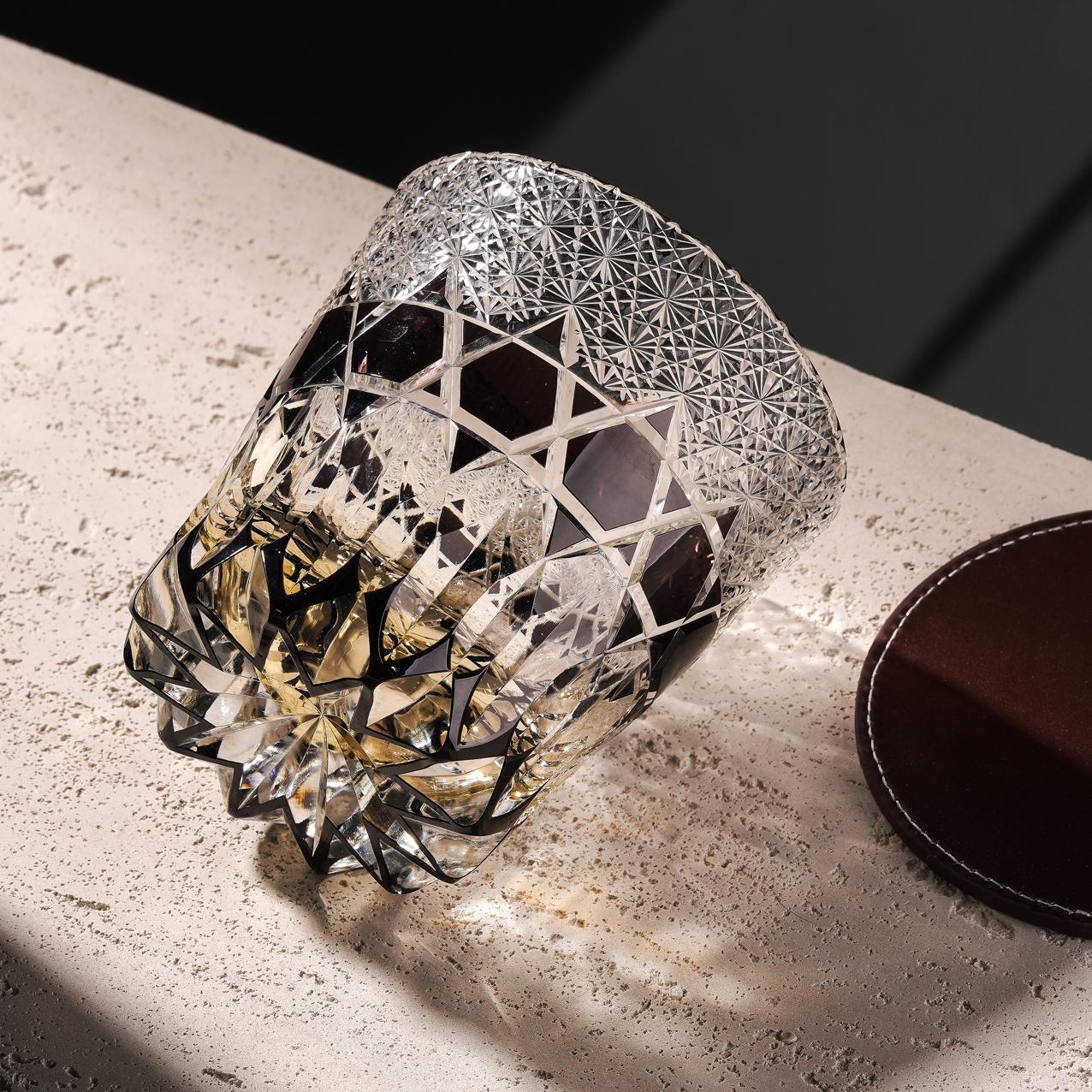 Vitraelle Fluorite-Style Whiskey Glass – product image 1